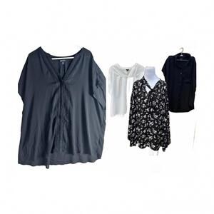 Torrid Bundle 4 tops casual Summer Office Lightweight Floral Picnic Casual Sz3xl